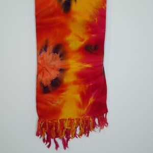 Tie dye scarf